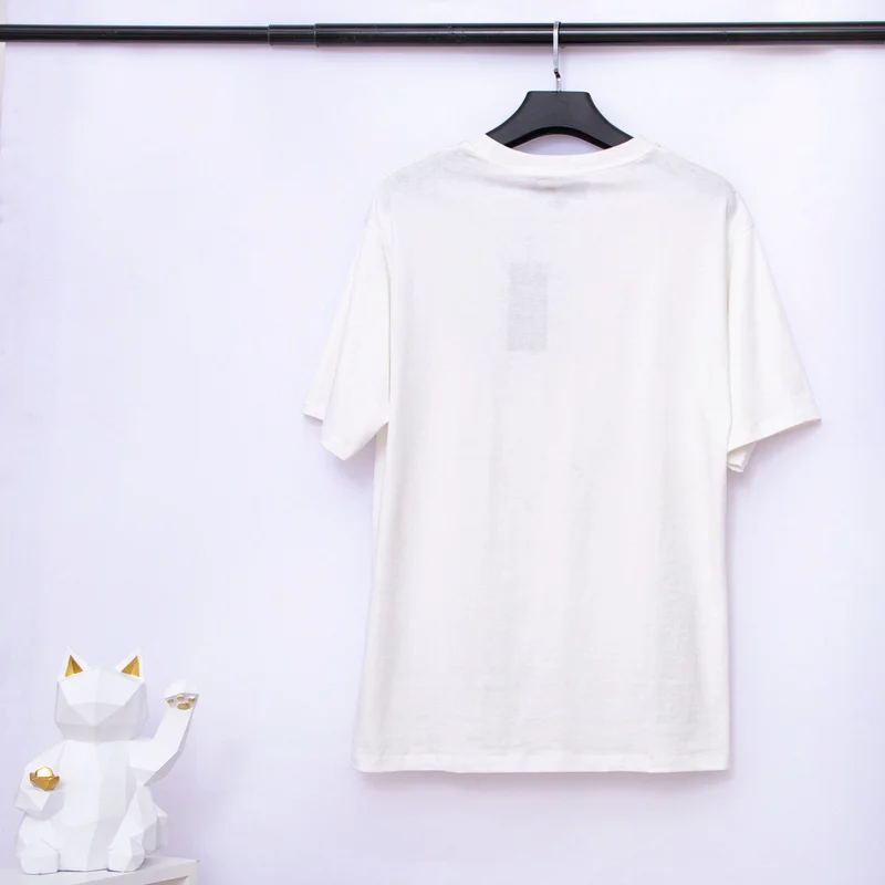 Women T-shirt Summer Short Sleeve Cotton Print Funny Casual O Neck Female Tshirt Men Tees Unisex Tops Luxury
Women T-shirt Summer Short Sleeve Cotton Print Funny Casual O Neck Female Tshirt Men Tees Unisex Tops Luxury