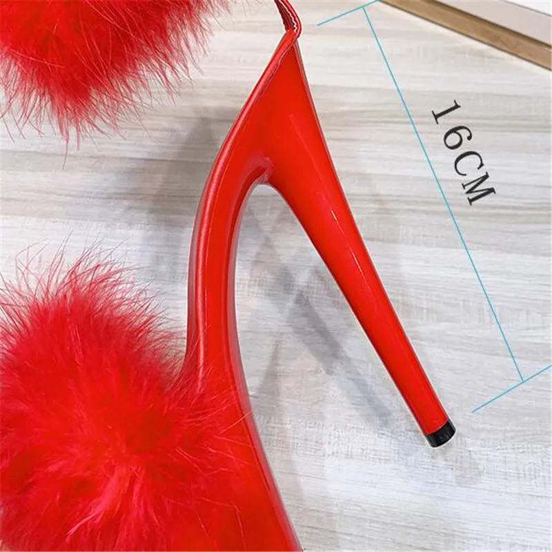 New 2020 Candy Colors Sexy Women Super High Heel 16CM Sandals Fur Platform Party Dress Wedding Nightclub Shoes Large Size 34-43
New 2020 Candy Colors Sexy Women Super High Heel 16CM Sandals Fur Platform Party Dress Wedding Nightclub Shoes Large Size 34-43