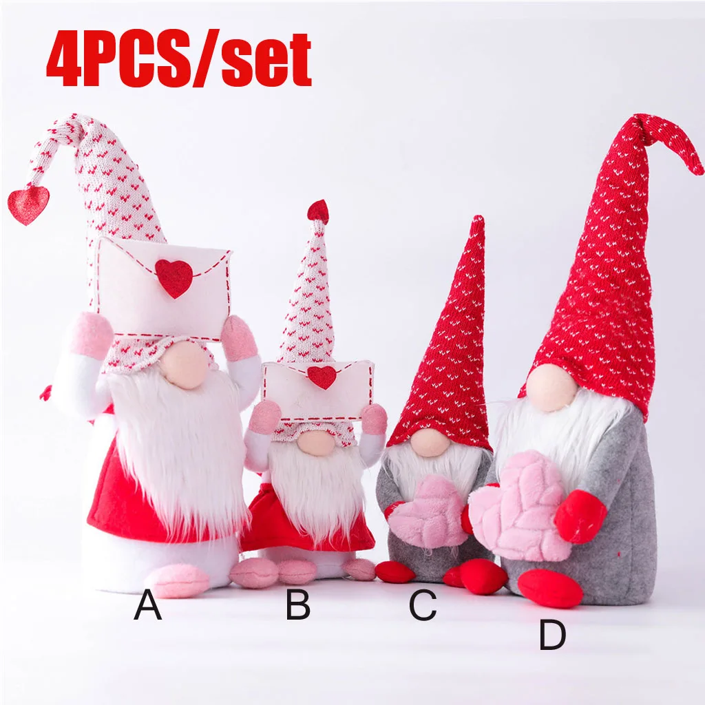 4/2PC Valentine's Day Envelope Love Faceless Dwarf Rudolph Doll 1 set Window Props Decorative Doll Ornament Easter Wedding Gifts
4/2PC Valentine's Day Envelope Love Faceless Dwarf Rudolph Doll 1 set Window Props Decorative Doll Ornament Easter Wedding Gifts