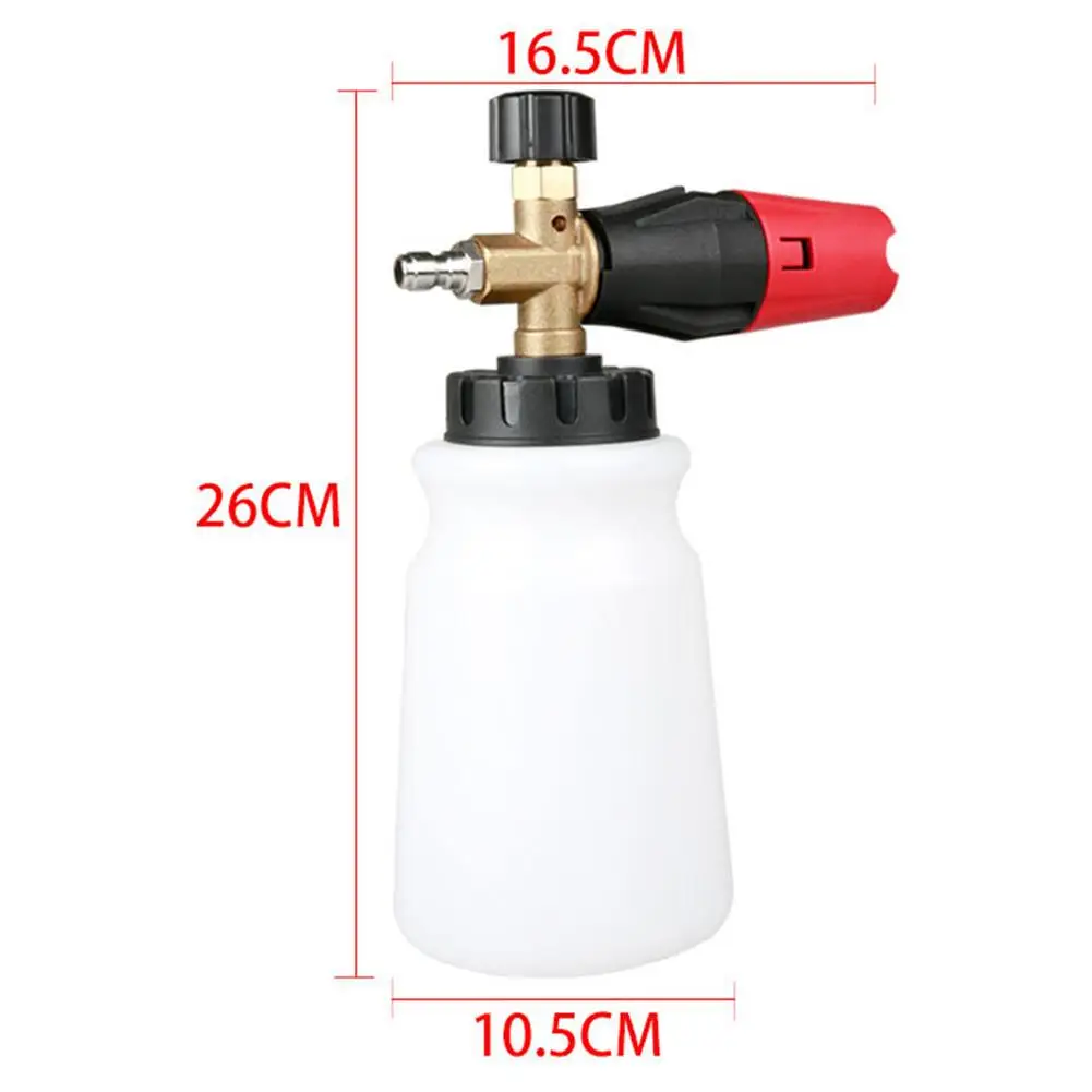 800ml Foam Gun 1/4 Quick Connector High Pressure Washer Snow Foam Jet Bottle Adjustable Foam Nozzle Snow Foam Lance Washer
800ml Foam Gun 1/4 Quick Connector High Pressure Washer Snow Foam Jet Bottle Adjustable Foam Nozzle Snow Foam Lance Washer