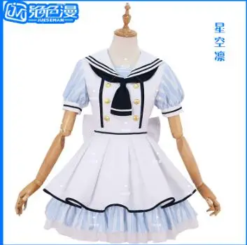 

Love live Lovelive Umi Kotori Nico Rin Eli Pirate Cosplay Costume Sailor Dress