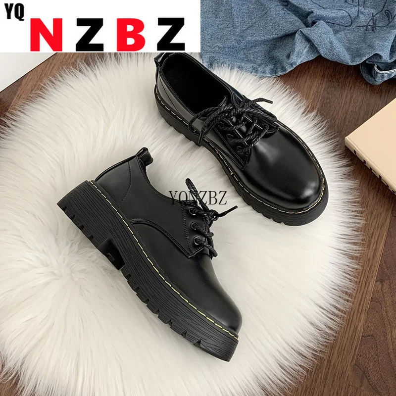 Women Lace Up Platform Shoes Patent Leather Casual Shoes women Platform Lolita Shoes Thick Sole Oxford Shoes Black Girls
Women Lace Up Platform Shoes Patent Leather Casual Shoes women Platform Lolita Shoes Thick Sole Oxford Shoes Black Girls