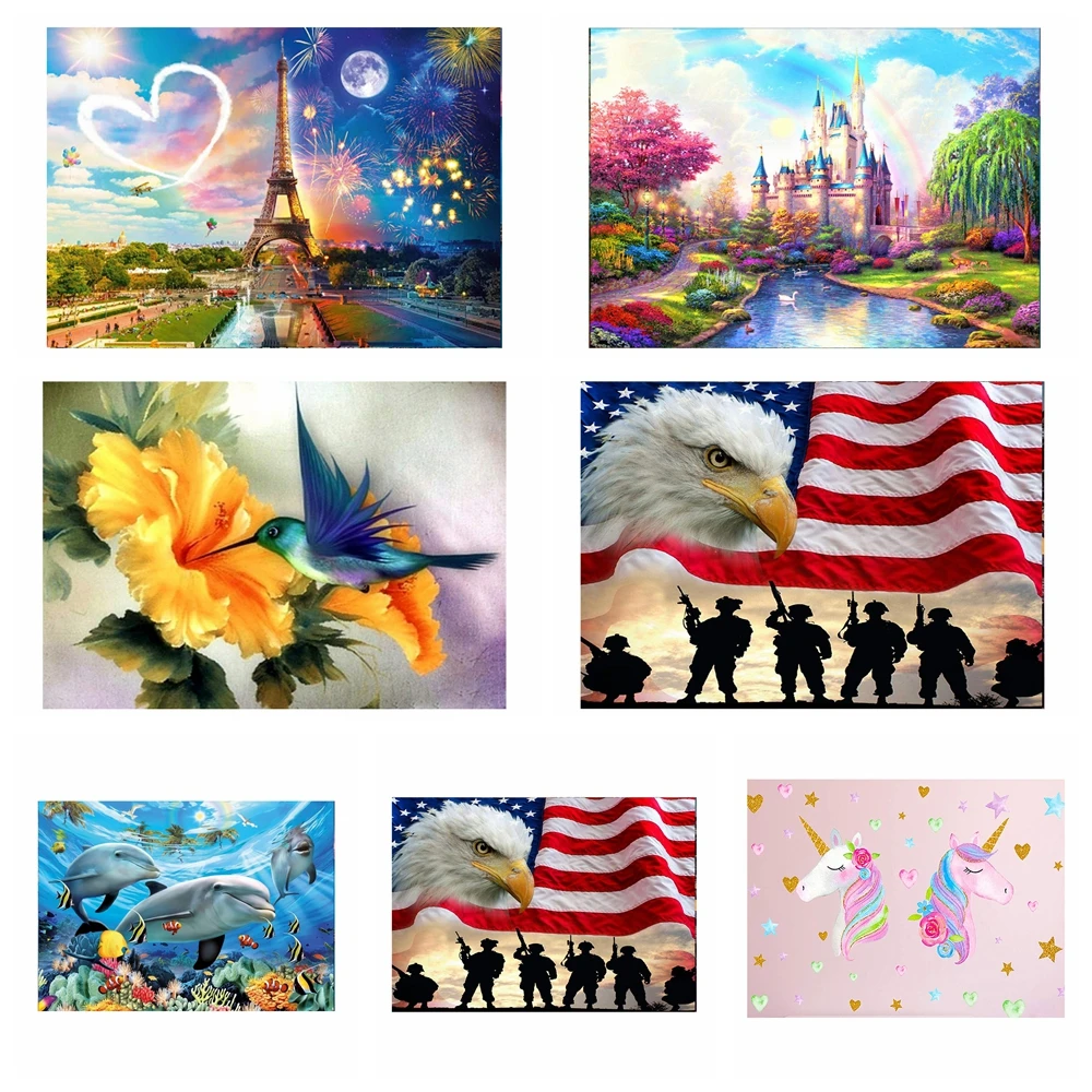 5D Diamond Painting Landscape/Animal Picture Round Jewelry Embroidery Kit Castle Complete Mosaic Design Crafts Home Decor Gift
5D Diamond Painting Landscape/Animal Picture Round Jewelry Embroidery Kit Castle Complete Mosaic Design Crafts Home Decor Gift