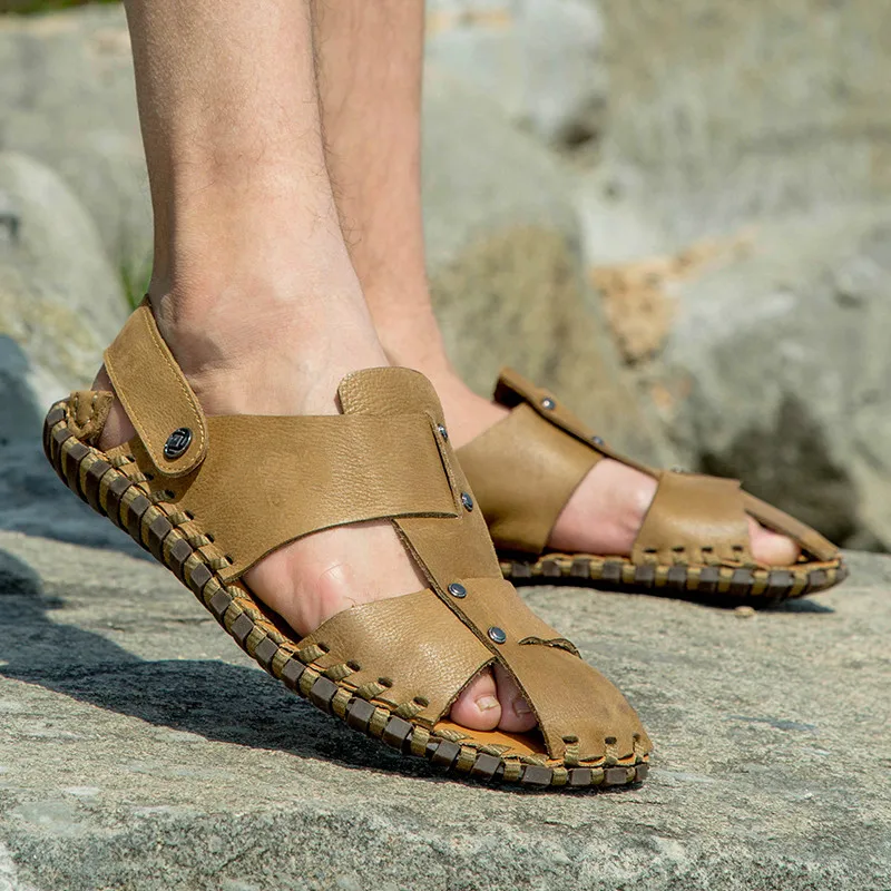 Sandale Homme Cuir Men's Beach Sandals Sandale Homme Sport Sandalet Sandalias Transpirables Outdoor Men For 2020
Sandale Homme Cuir Men's Beach Sandals Sandale Homme Sport Sandalet Sandalias Transpirables Outdoor Men For 2020