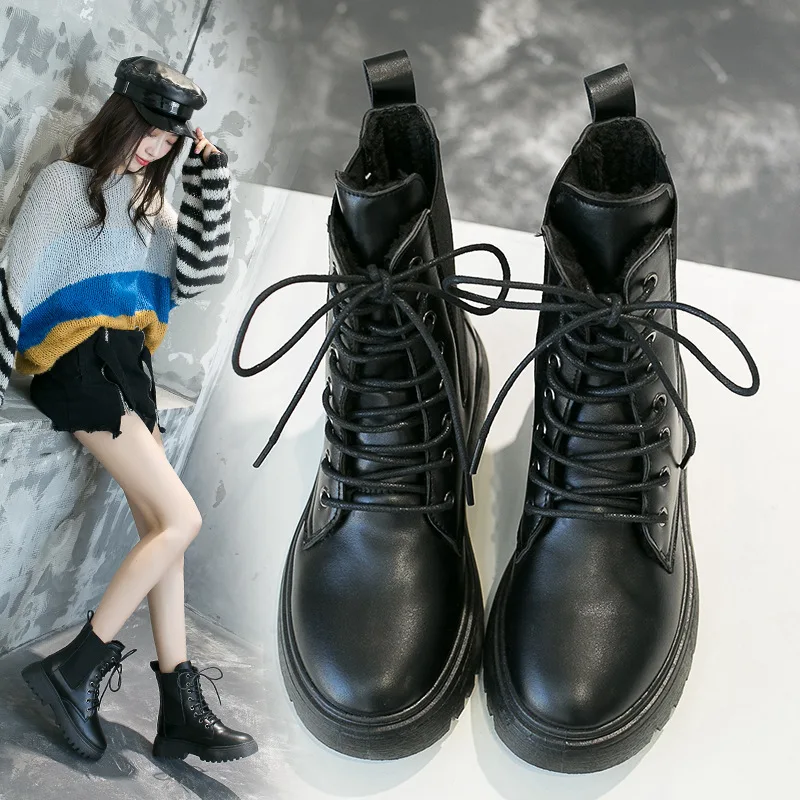 PDMOSY модная осенне зимняя женская обувь sapato feminino теплые женские ботинки из