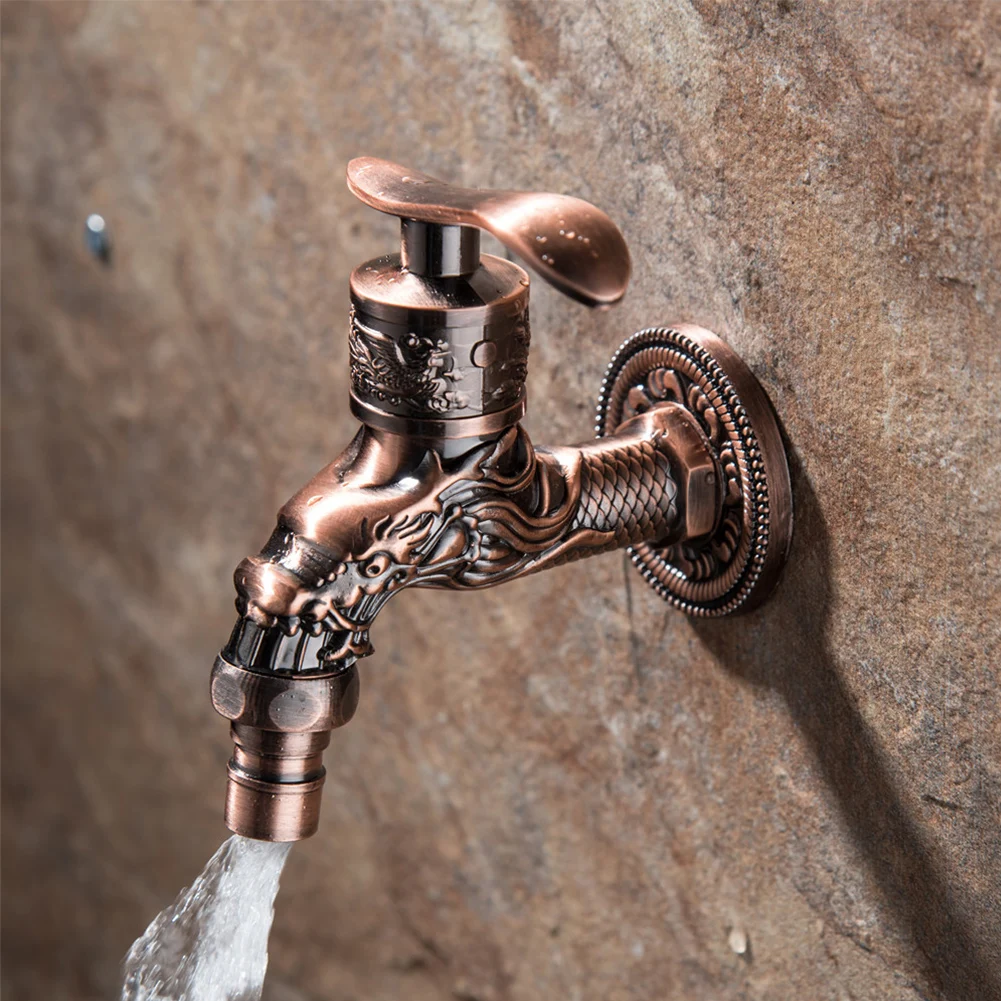Waterfall Bathroom Sink Faucet Red Bronze in-Wall Zinc Alloy Quick-open Retro 4 Tap Thickened Faucet for Washing MachineBathroom
Waterfall Bathroom Sink Faucet Red Bronze in-Wall Zinc Alloy Quick-open Retro 4 Tap Thickened Faucet for Washing MachineBathroom