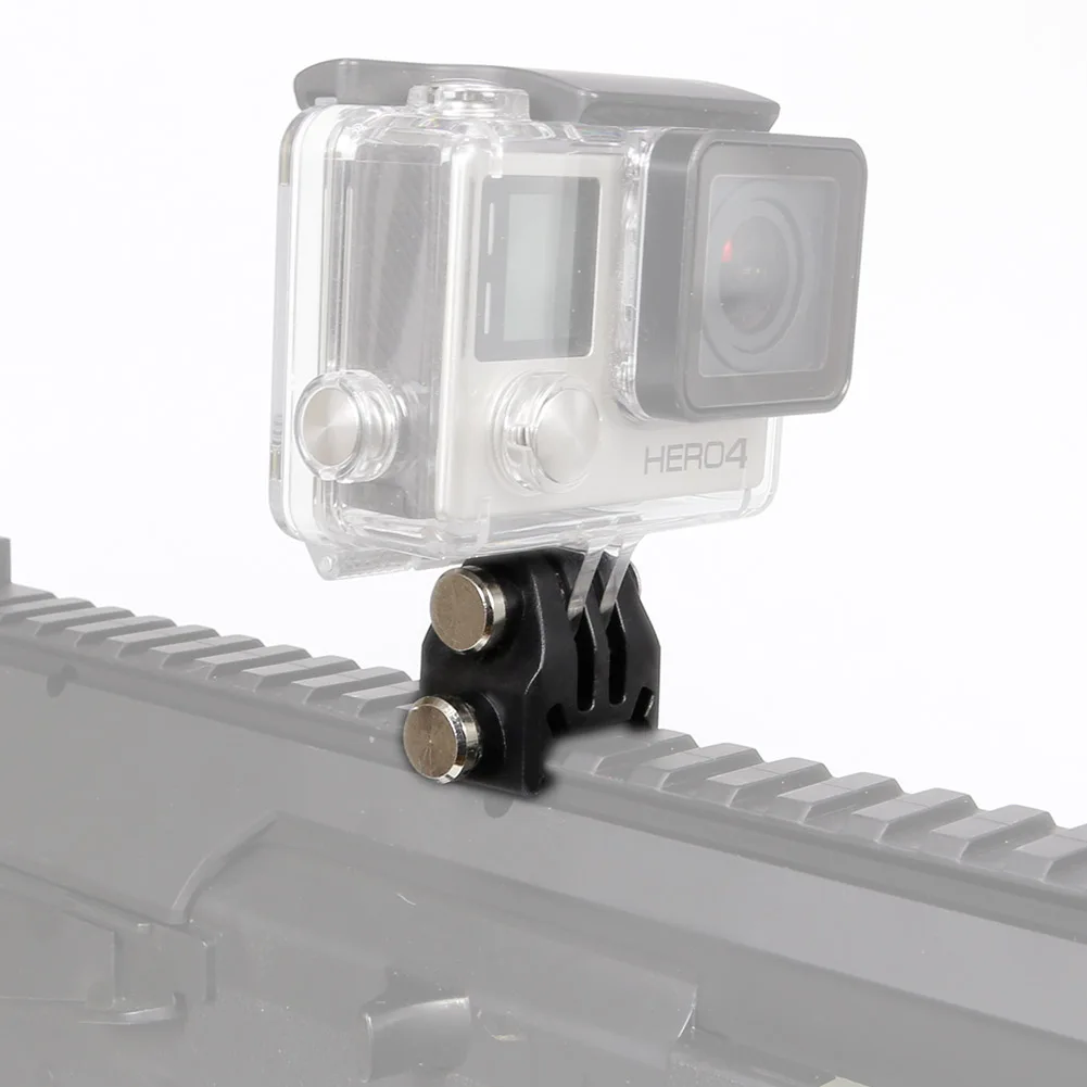 

Aluminium Picatinny Rails Airsoft Gun Rail Mounts Bracket Adapter for GoPro Action Sports Camera Rilfe Mount Adapter Accessories