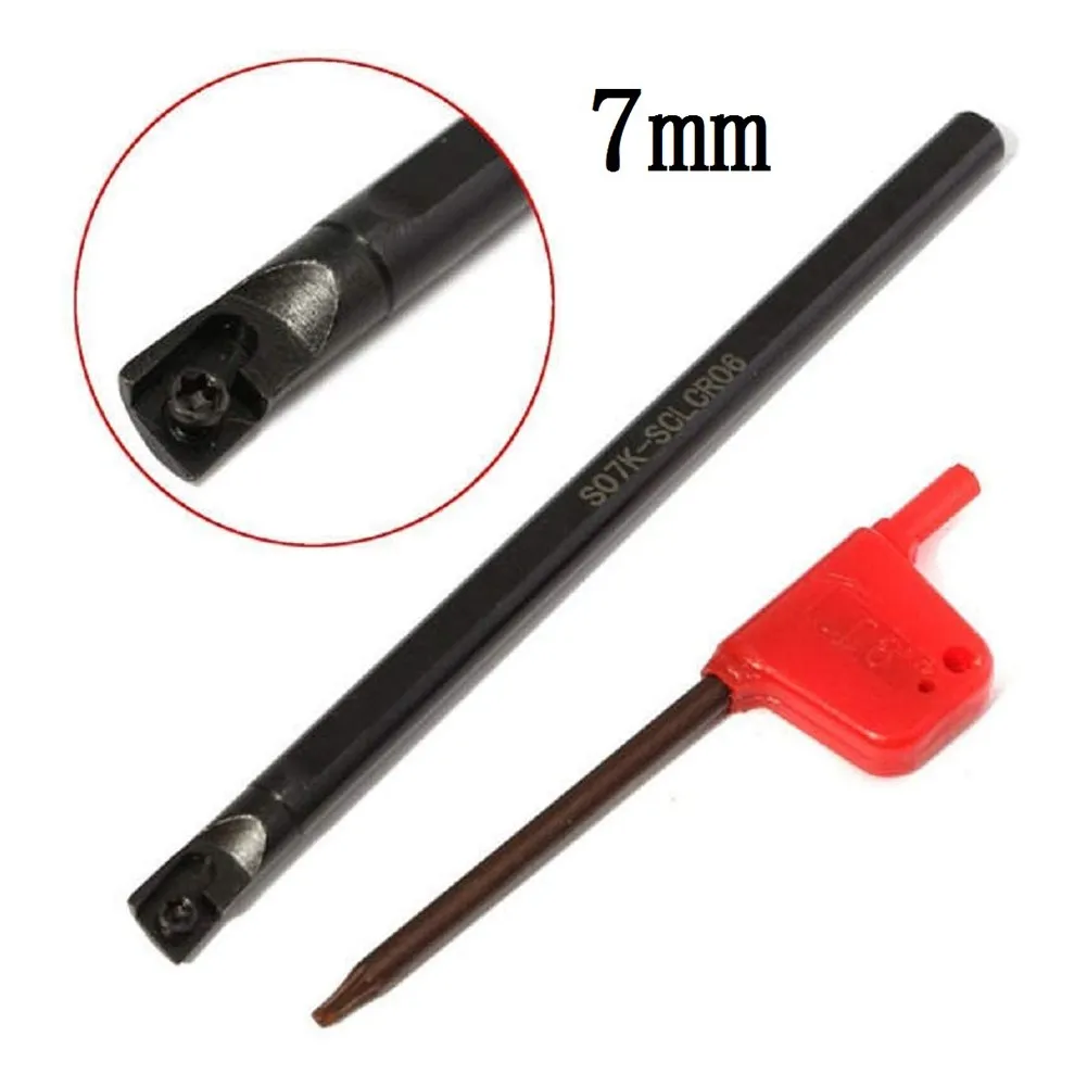 6/7/8/10mm SCLCR06 Lathe Tool Bar Boring Bar Lathe Boring Bar Tool Tools Turning Tool Wrench
6/7/8/10mm SCLCR06 Lathe Tool Bar Boring Bar Lathe Boring Bar Tool Tools Turning Tool Wrench