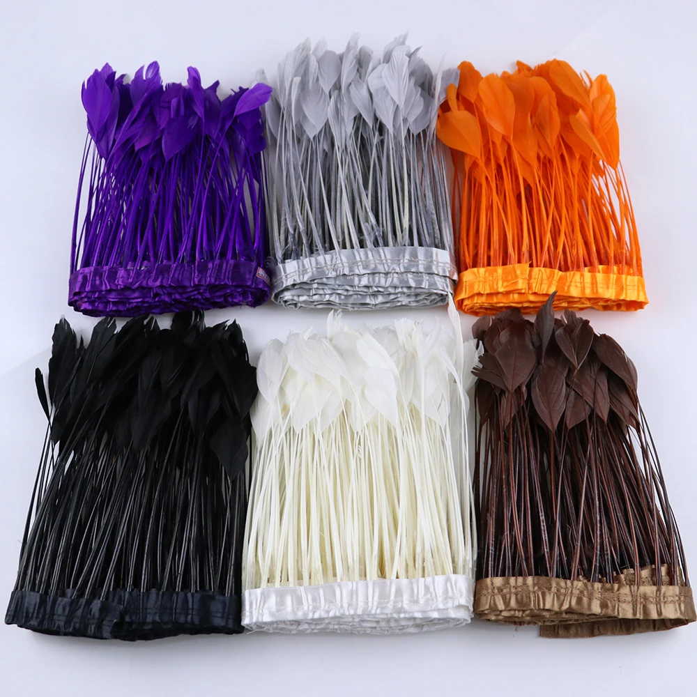WCFeatherS 2yards Stripped Goose feathers Trim Ribbon Width 10-15cm Dyed feather for Diy Clothing Needlework Crafts Decoration
WCFeatherS 2yards Stripped Goose feathers Trim Ribbon Width 10-15cm Dyed feather for Diy Clothing Needlework Crafts Decoration