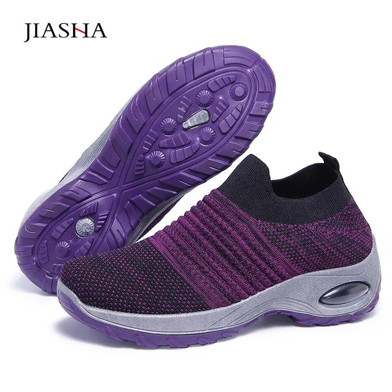 Кроссовки женские на платформе, удобная дышащая сетчатая обувь без шнуровки, на воздушной подушке, повседневные
Кроссовки женские на платформе, удобная дышащая сетчатая обувь без шнуровки, на воздушной подушке, повседневные