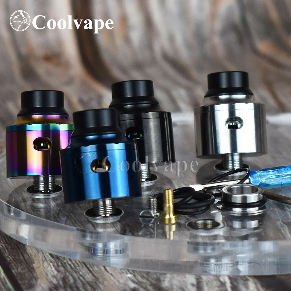 coolvape Hellfire Maverick rda 22mm RDA Single Coil rda air flow control with bf pin Atomizer RDA 316ss material 
coolvape Hellfire Maverick rda 22mm RDA Single Coil rda air flow control with bf pin Atomizer RDA 316ss material