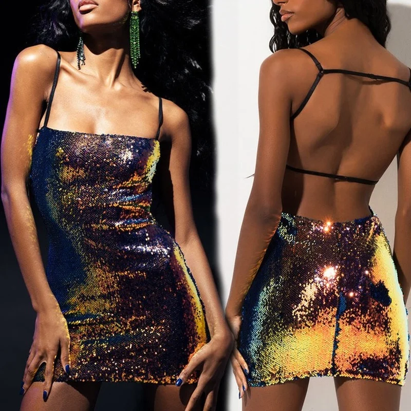 Women Sleeveless Sequin Glitter Bandage Mini Dress Evening Party Fashion Club Sexy Slash Neck Wrap Dress
Women Sleeveless Sequin Glitter Bandage Mini Dress Evening Party Fashion Club Sexy Slash Neck Wrap Dress