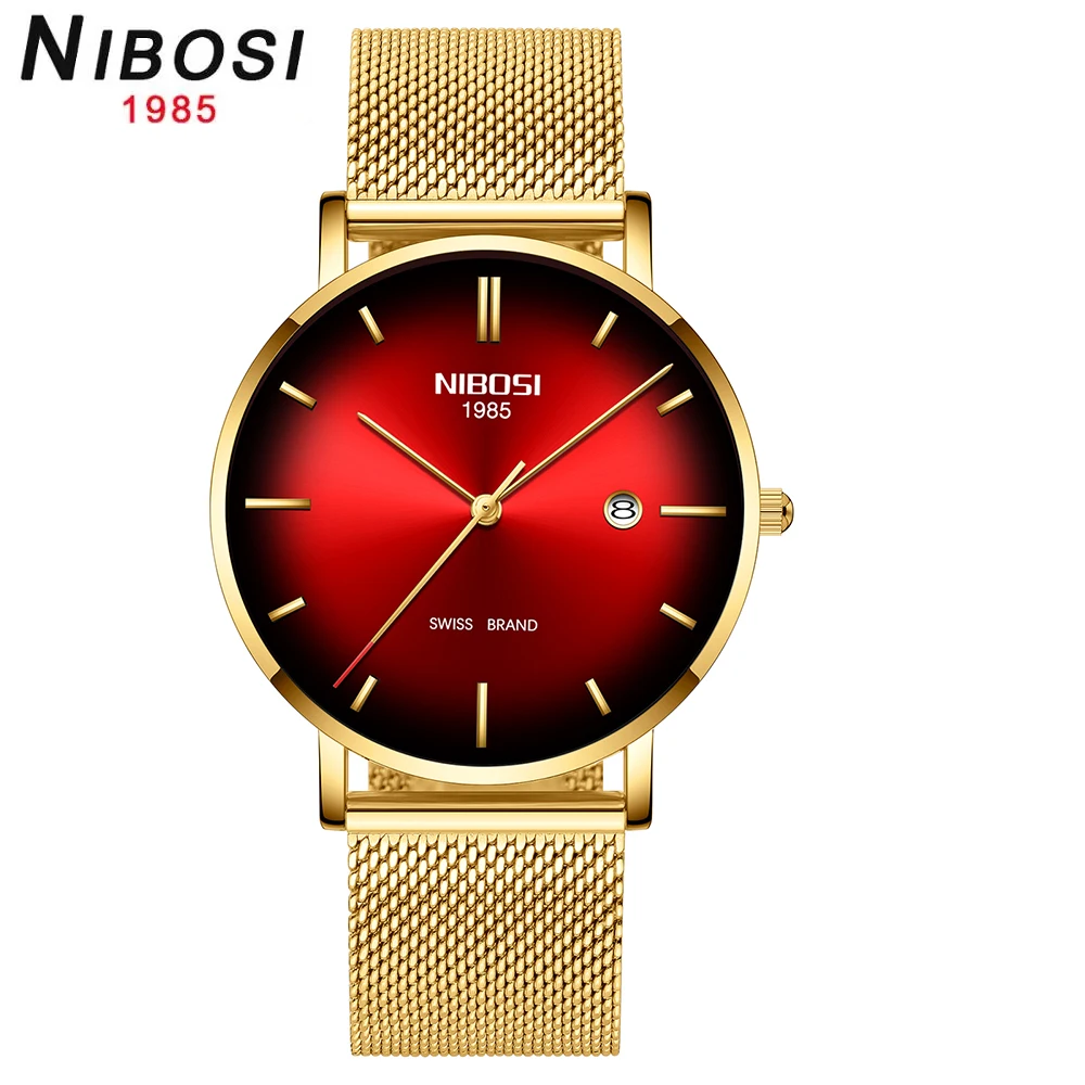 NIBOSI 2021 Minimalist Men Luxury Top Brand Watch Stainless steel Strap Waterproof Quartz Watch Golden Casual Relogio Masculino
NIBOSI 2021 Minimalist Men Luxury Top Brand Watch Stainless steel Strap Waterproof Quartz Watch Golden Casual Relogio Masculino