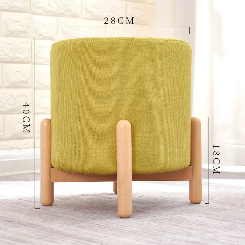 Solid wood stool fashion small stool living room low stool home bench fabric change shoes stool Kids sofa stool remove and wash 
Solid wood stool fashion small stool living room low stool home bench fabric change shoes stool Kids sofa stool remove and wash