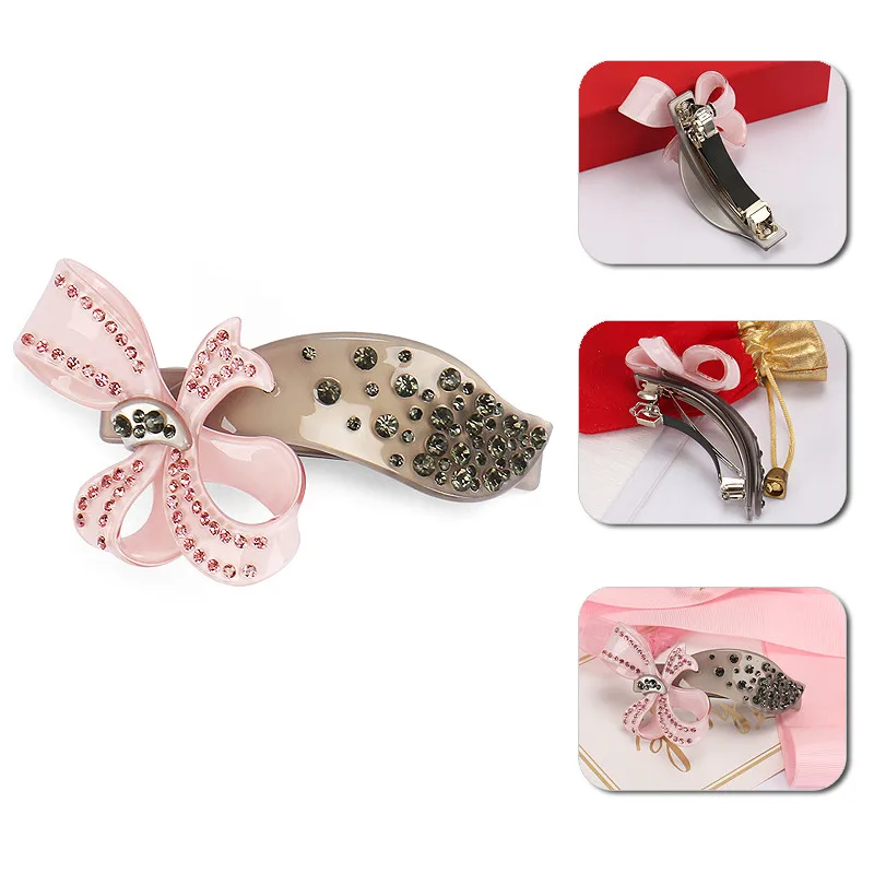 Fashion Twisted Bow Hair Clips Environmental Acrylic Butterfly Hair Barrettes Clips Women Hair Accessories
Fashion Twisted Bow Hair Clips Environmental Acrylic Butterfly Hair Barrettes Clips Women Hair Accessories