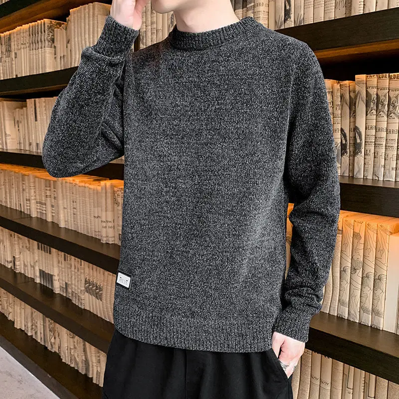 Pullover Solid Color Sweater Oversized Mens Knitted Men Sweaters Slim Harajuku Korean Casual Gary Black Sweater Men Clothing
Pullover Solid Color Sweater Oversized Mens Knitted Men Sweaters Slim Harajuku Korean Casual Gary Black Sweater Men Clothing