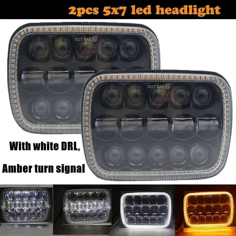 2pcs 5x7" Waterproof LED Headlight for Jeep Wrangler YJ GMC Ford 7X6" for Chevrolet Jeep Cherokee XJ H6014 H6052 H6054
2pcs 5x7" Waterproof LED Headlight for Jeep Wrangler YJ GMC Ford 7X6" for Chevrolet Jeep Cherokee XJ H6014 H6052 H6054