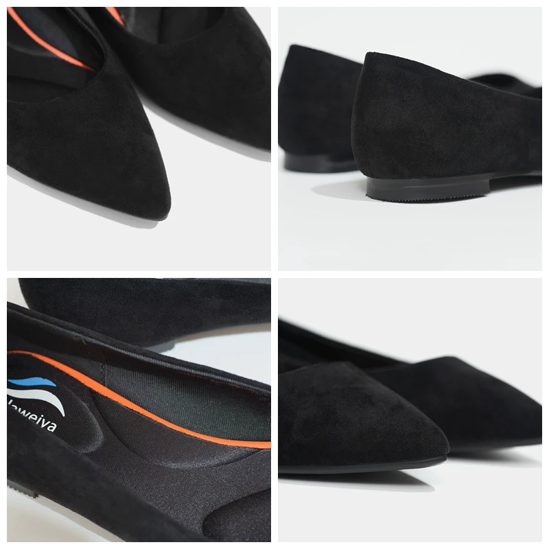 SIMLOVEYO New 2021 Women Flat Shoes Pointed Toe Flock Breathable Soft Comfy Classic Big Size 31-44 Casual Office Black A3718
SIMLOVEYO New 2021 Women Flat Shoes Pointed Toe Flock Breathable Soft Comfy Classic Big Size 31-44 Casual Office Black A3718