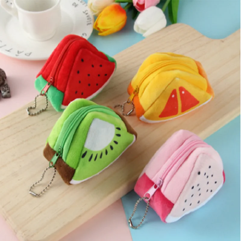 Children's Festival Gift Cartoon Creative Plush Three Dimensional Triangle Fruit Zero Wallet Coin Purses 
Children's Festival Gift Cartoon Creative Plush Three Dimensional Triangle Fruit Zero Wallet Coin Purses