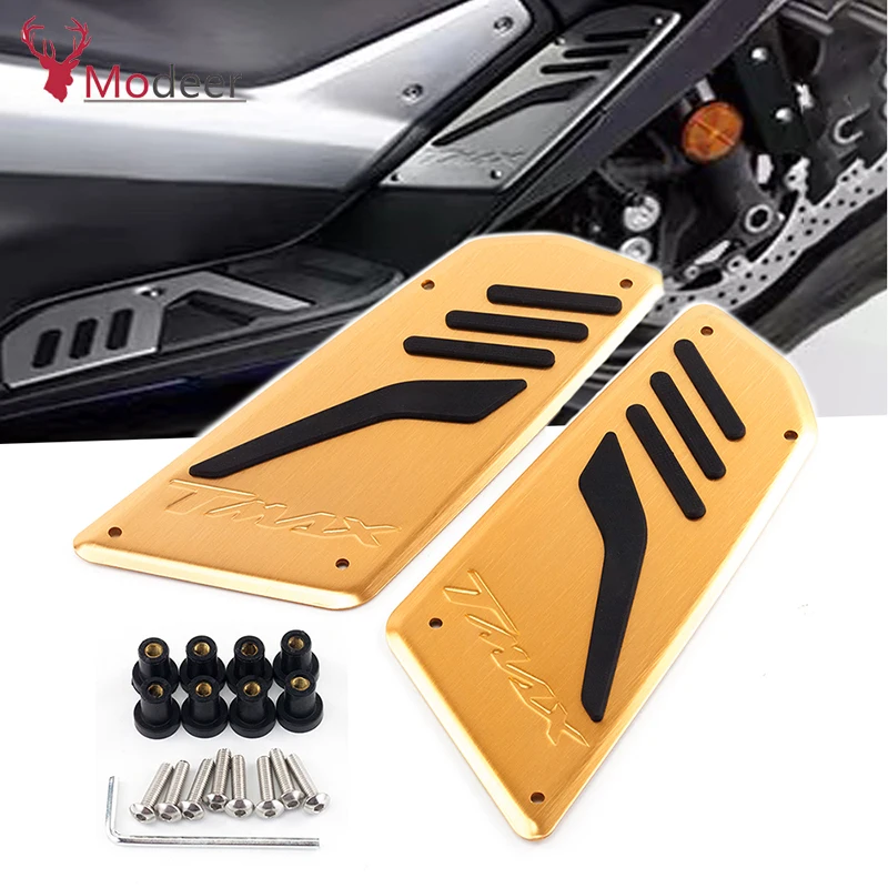For YAMAHA TMAX 530 SX DX TMAX530 2017 2018 2019 2020 Front Motorcycle Accessori Modified CNC Footrest Footpad Pedal Plate Parts 
For YAMAHA TMAX 530 SX DX TMAX530 2017 2018 2019 2020 Front Motorcycle Accessori Modified CNC Footrest Footpad Pedal Plate Parts