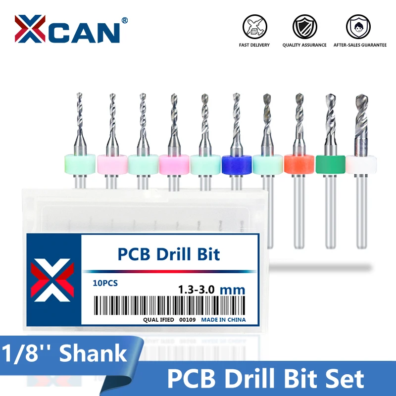 XCAN Drill Bit Set PCB Circuit Board Gun Drill Bit 1/8'' Shank Micro Drilling Tool Bit
XCAN Drill Bit Set PCB Circuit Board Gun Drill Bit 1/8'' Shank Micro Drilling Tool Bit