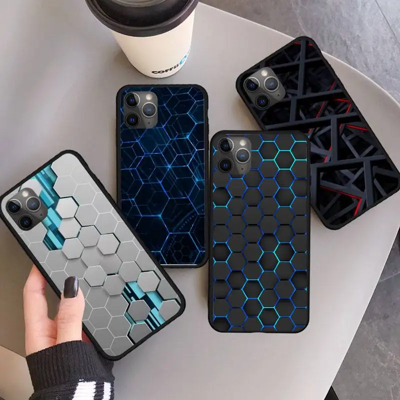 Hexagonal lattice pattern Phone Case For iphone 12 11 13 7 8 6 s plus x xs xr pro max mini
Hexagonal lattice pattern Phone Case For iphone 12 11 13 7 8 6 s plus x xs xr pro max mini