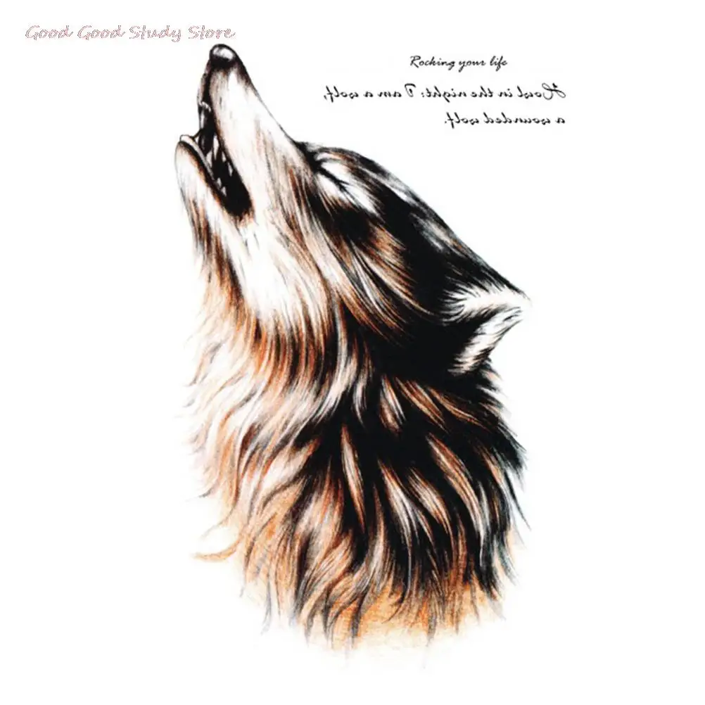 Waterdichte Makeup Decoratie Wilde Body Art Wolf Tijdelijke Tattoo Stickers Flash Tattoo Voor Mannen Vrouwen
Waterdichte Makeup Decoratie Wilde Body Art Wolf Tijdelijke Tattoo Stickers Flash Tattoo Voor Mannen Vrouwen