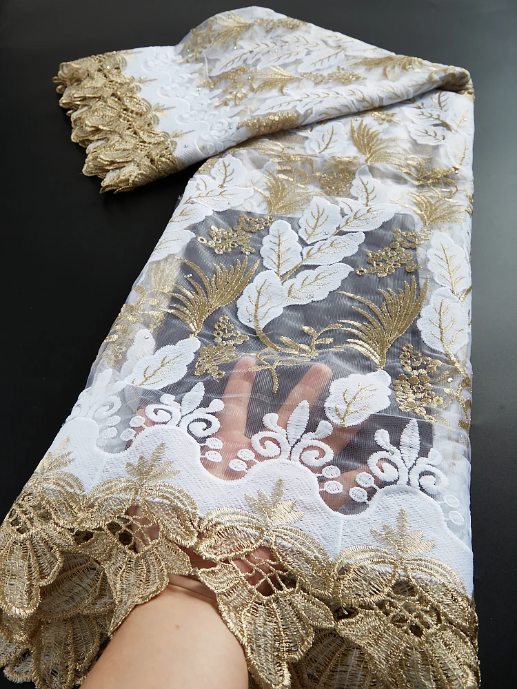 African Lace Fabric High Quality Tulle Lace Fabric Cord Embroidery Mesh Lace French Lace Fabric NIgeria Lace For Party Dress
African Lace Fabric High Quality Tulle Lace Fabric Cord Embroidery Mesh Lace French Lace Fabric NIgeria Lace For Party Dress