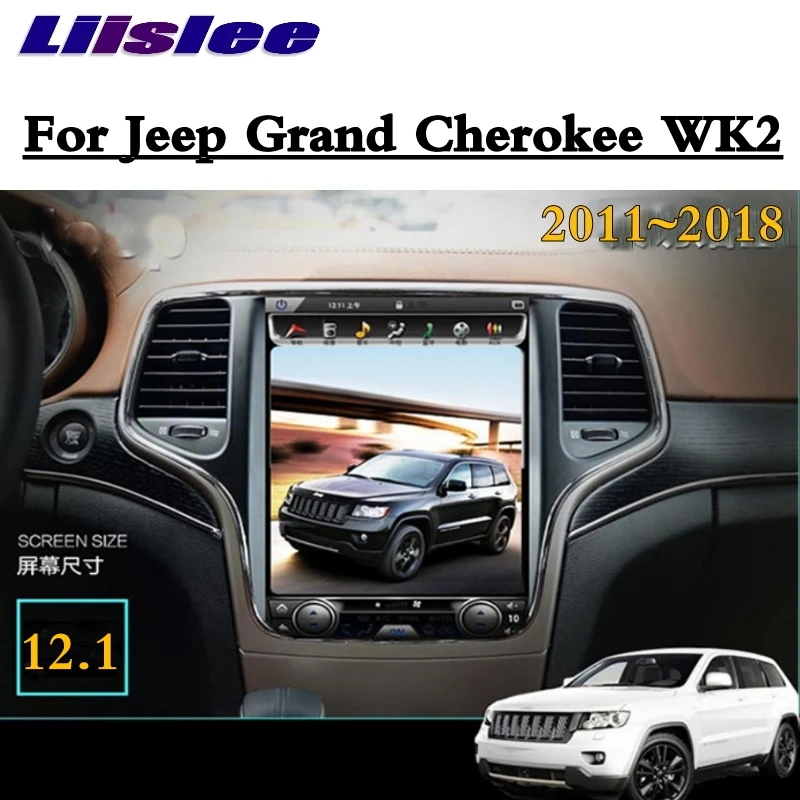 LiisLee автомобильный мультимедийный GPS аудио радио стерео для Jeep Grand Cherokee WK2 2011 ~ 2018 12