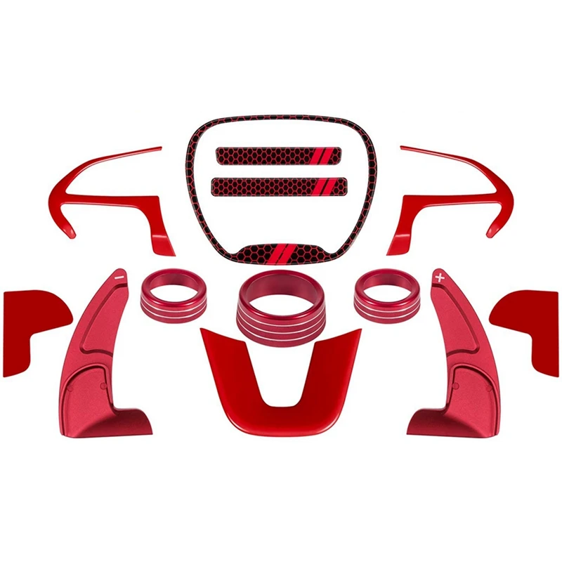 Steering Wheel Cover Trim Accessories for Dodge Challenger Charger 2015-2021 Shift Paddle Air Conditioner Switch Button
Steering Wheel Cover Trim Accessories for Dodge Challenger Charger 2015-2021 Shift Paddle Air Conditioner Switch Button