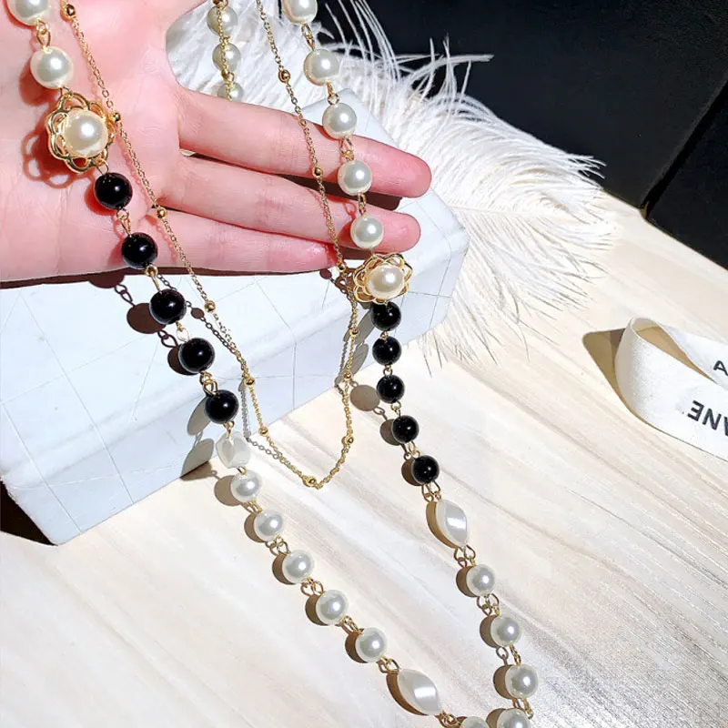 Luxury Camellia Flowers Sweater Chain Necklace Jewelry Collier Femme Sweater Chain Long Necklace For Women
Luxury Camellia Flowers Sweater Chain Necklace Jewelry Collier Femme Sweater Chain Long Necklace For Women