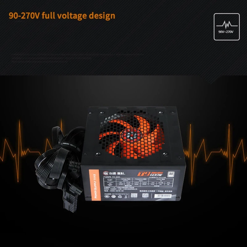 TAISU Desktop Power 400W/500W Quiet Switching 12V ATX BTC Power Supply SATA 8PIN Power Supply Computer for AMD PC
TAISU Desktop Power 400W/500W Quiet Switching 12V ATX BTC Power Supply SATA 8PIN Power Supply Computer for AMD PC