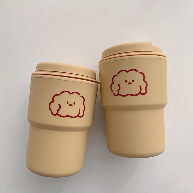 Cute Clouds Portable Water Cup Puppy Curly Yellow Coffee Cup Kids Cartoon Hot Water Bottle Fashion Cute Drinking Tea Cup
Cute Clouds Portable Water Cup Puppy Curly Yellow Coffee Cup Kids Cartoon Hot Water Bottle Fashion Cute Drinking Tea Cup