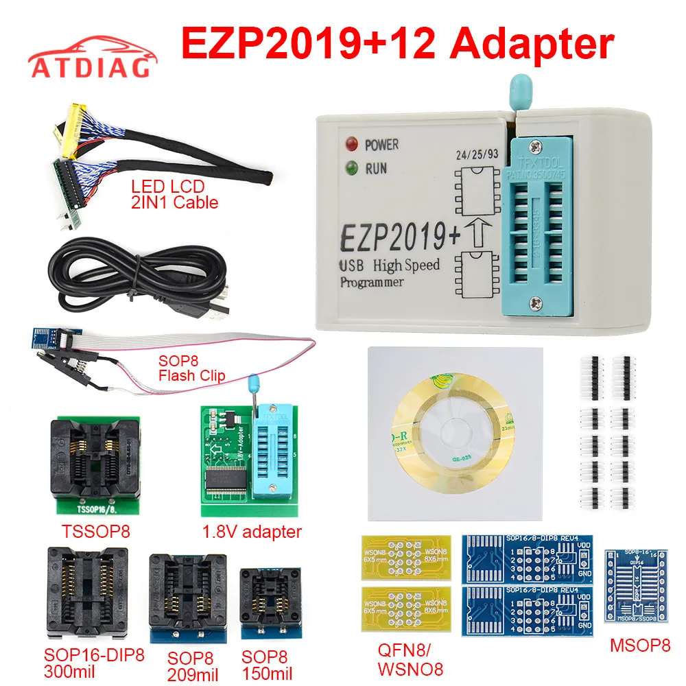 Ezp 2019 поддерживает WIN7 и 8 64bit Новый EZP2019 высокоскоростной USB SPI программатор 24 25 93