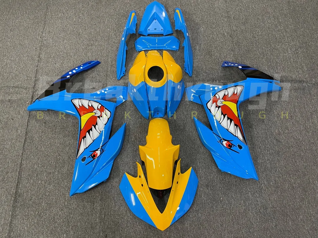 New ABS fairing kit for YAMAHA YZF-R3 YZF-R25 YZF R3 15 16 17 18 YZF R3 R25 2015 2016 2017 2018 Customizable body kit color
New ABS fairing kit for YAMAHA YZF-R3 YZF-R25 YZF R3 15 16 17 18 YZF R3 R25 2015 2016 2017 2018 Customizable body kit color