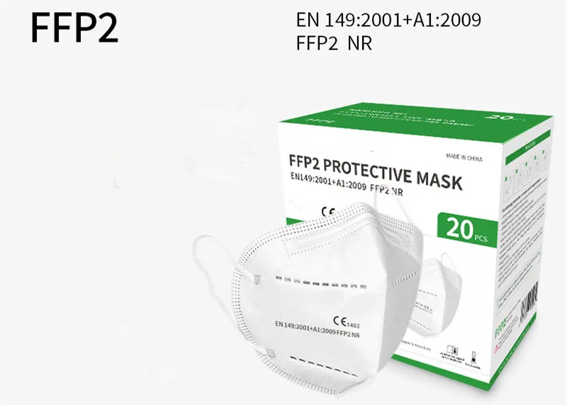 100er Respiratory protection Respirator protective Mask Masken FFP2, mask white CE1463
100er Respiratory protection Respirator protective Mask Masken FFP2, mask white CE1463