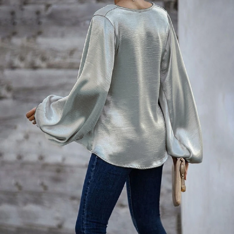 Women Summer Blouse Shirts Sexy V Neck Ruffle Blouses Backless Spaghetti Strap Office Ladies long Sleeve Casual Tops
Women Summer Blouse Shirts Sexy V Neck Ruffle Blouses Backless Spaghetti Strap Office Ladies long Sleeve Casual Tops