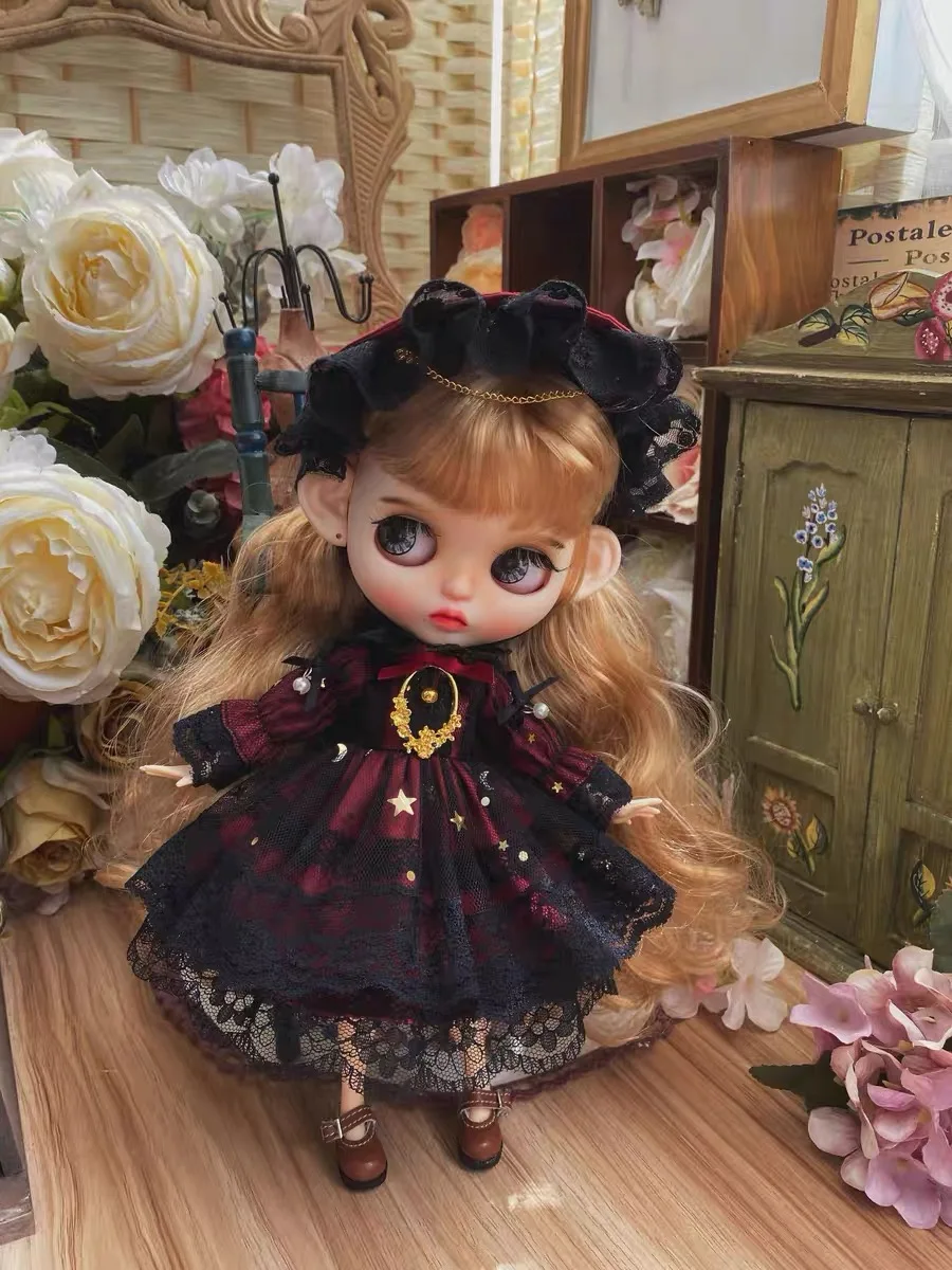 Handmade Original Ob24 BJD Dolls Western Black Princess Clothes Fashion Dress 30CM Blythe Doll for Girls Lol Azone Ob23 Blyth
Handmade Original Ob24 BJD Dolls Western Black Princess Clothes Fashion Dress 30CM Blythe Doll for Girls Lol Azone Ob23 Blyth