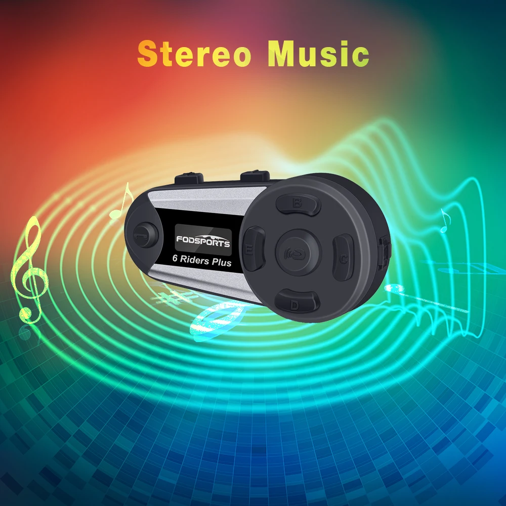(2pcs)Other Motorcycle Accessories V6 Plus Moto Helmet Bluetooth Motorcycle Intercom Headset System
(2pcs)Other Motorcycle Accessories V6 Plus Moto Helmet Bluetooth Motorcycle Intercom Headset System