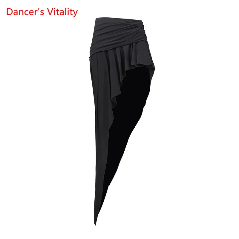 Latin Dance Training Clothes Female Adult Sexy Irregular Skirt New Profession Performance Practice Clothing Cummer 
Latin Dance Training Clothes Female Adult Sexy Irregular Skirt New Profession Performance Practice Clothing Cummer
