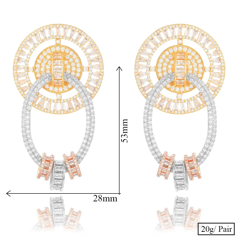 GODKI Jimbora 2019 Fashion Brand Statement Earrings Nigerian African Bridal Wedding Engagement Party Show Dangle Earrings
GODKI Jimbora 2019 Fashion Brand Statement Earrings Nigerian African Bridal Wedding Engagement Party Show Dangle Earrings