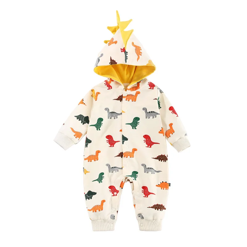 Baby Boys Cute Dinosaur Rompers Autumn Cartoon Hooded Bodysuits for Children New Arrival Kids Playsuits
Baby Boys Cute Dinosaur Rompers Autumn Cartoon Hooded Bodysuits for Children New Arrival Kids Playsuits