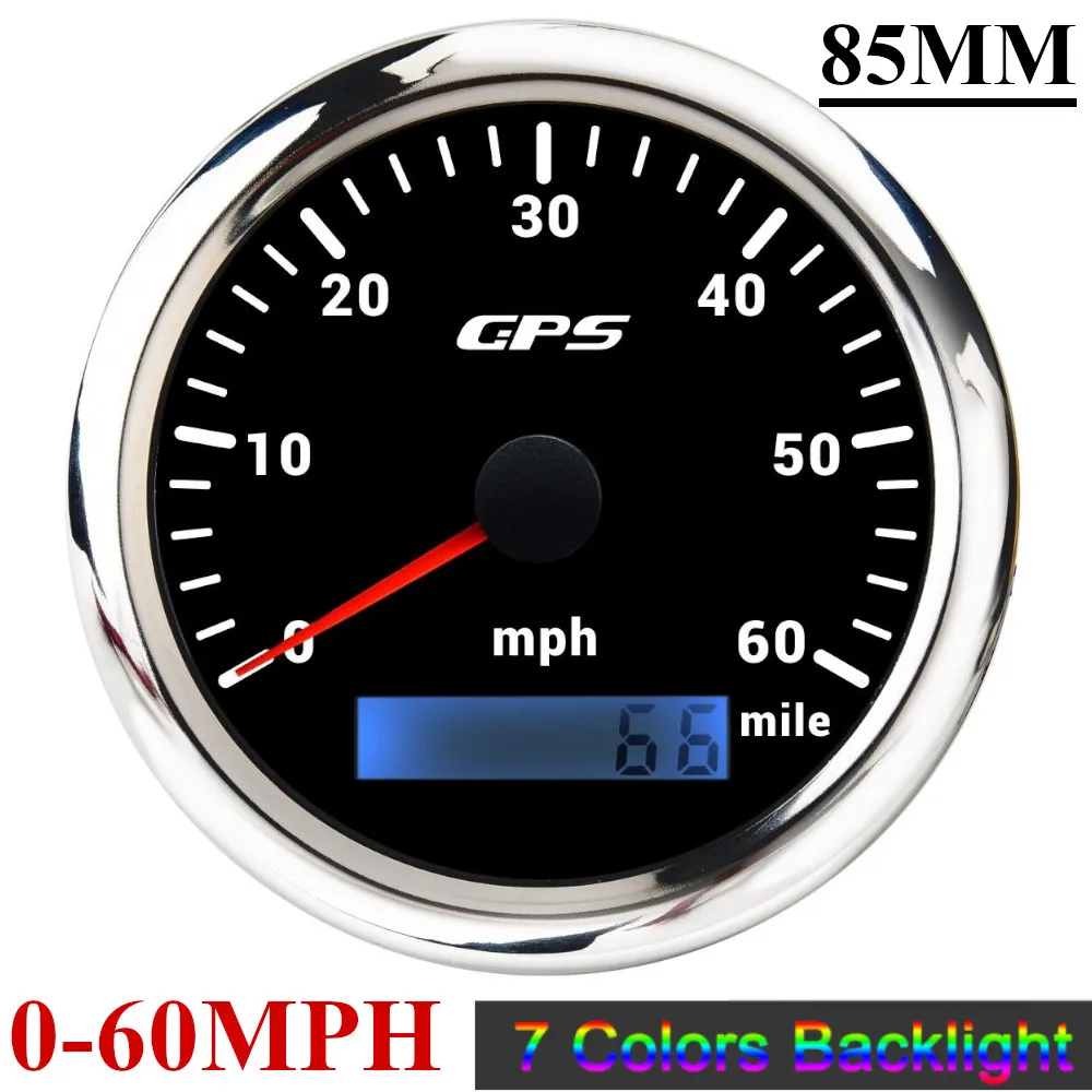85 мм GPS спидометр одометр 0-120MPH 160MPH 120KMH 200kmh с 7 цветами подсветки для автомобиля, лодки, мотоцикла, грузовика 12 В/24 В
85 мм GPS спидометр одометр 0-120MPH 160MPH 120KMH 200kmh с 7 цветами подсветки для автомобиля, лодки, мотоцикла, грузовика 12 В/24 В