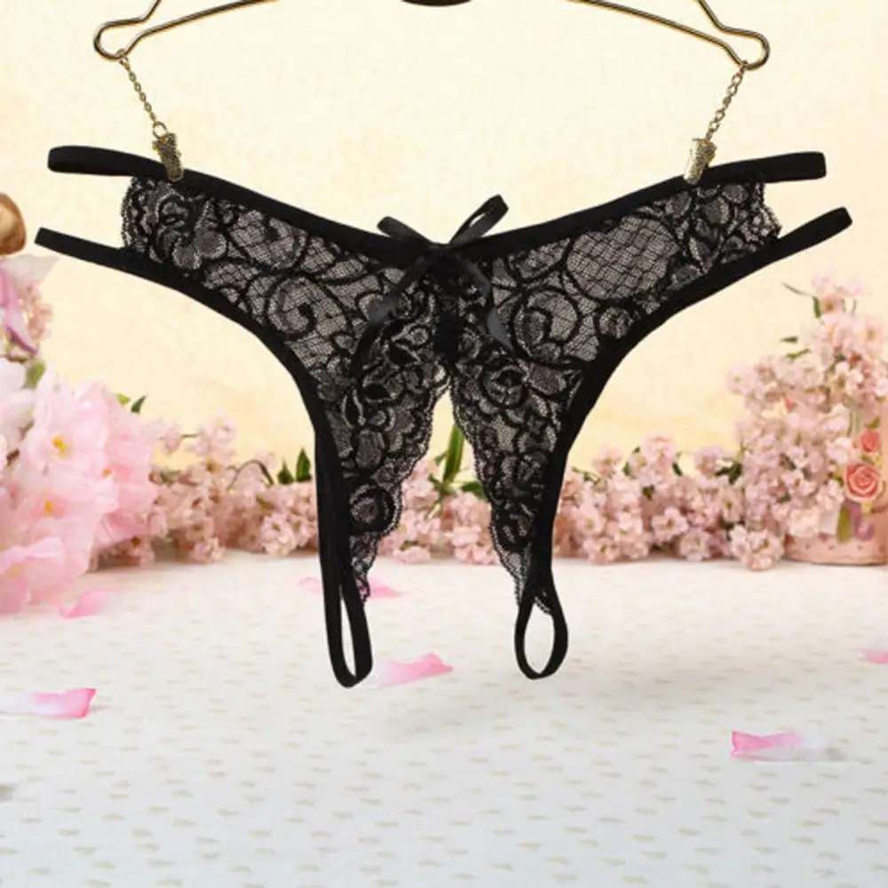70% Hot Sell Lace Panties Crotchless Underwear Thongs Women G-string Sexy Floral Bow Briefs
70% Hot Sell Lace Panties Crotchless Underwear Thongs Women G-string Sexy Floral Bow Briefs