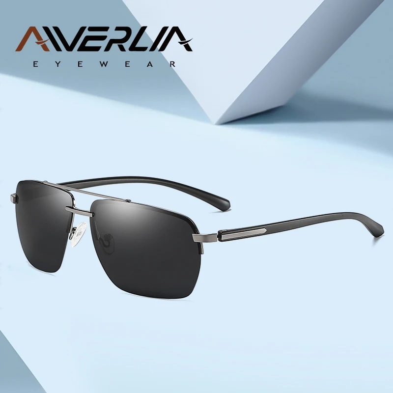 AIVERLIA Polarized Sunglasses Metal Half Frame Sun Glasses For Men Brand Designer Vintage Square Men's Glasses Gafas De Sol UV40
AIVERLIA Polarized Sunglasses Metal Half Frame Sun Glasses For Men Brand Designer Vintage Square Men's Glasses Gafas De Sol UV40