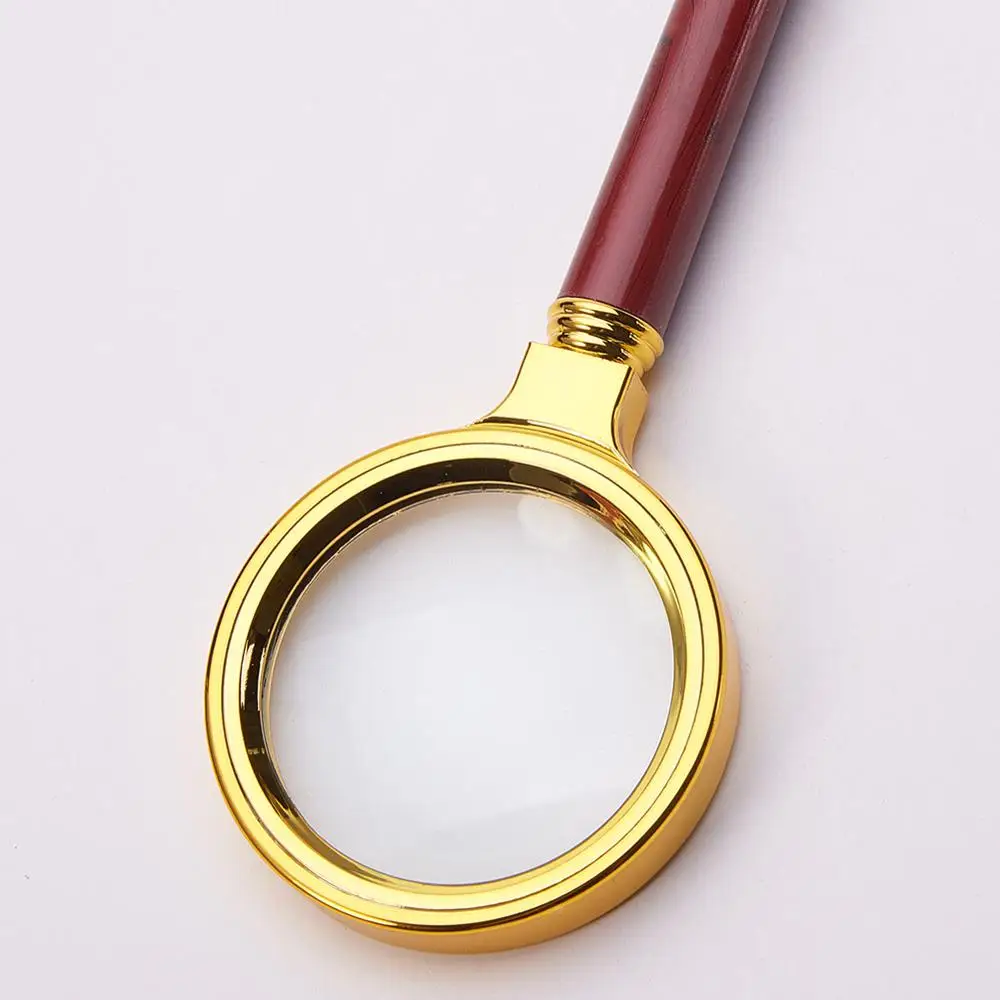 New 10X Magnifying Glass Portable Handheld Brown With Metal Handle Round Lens Diameter 60mm Mahogany Retro Single Magnifier Tool
New 10X Magnifying Glass Portable Handheld Brown With Metal Handle Round Lens Diameter 60mm Mahogany Retro Single Magnifier Tool