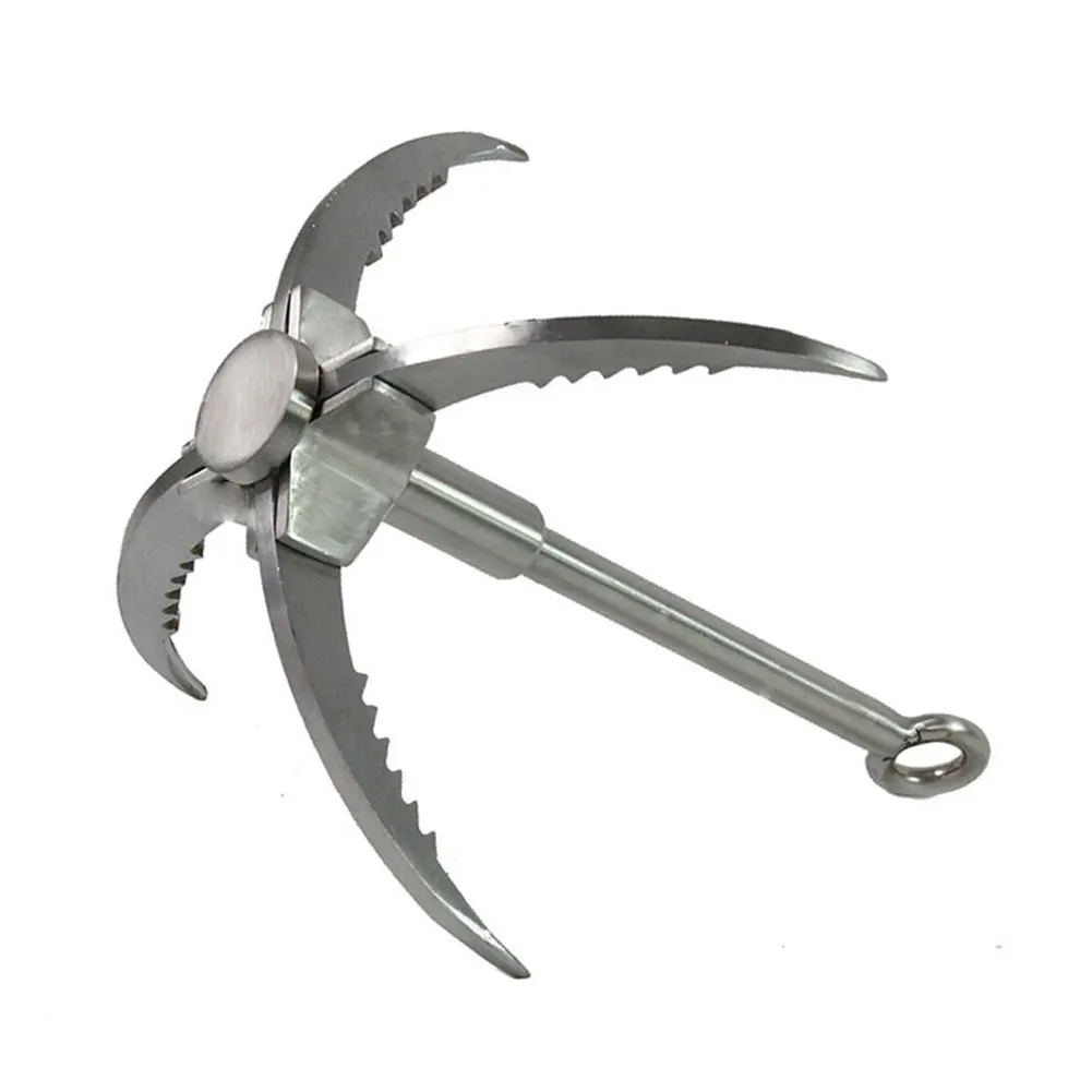 Grappling Hook Multifunctional Foldable Stainless Steel Climbing Hooks For Outdoor Rock Climbing Mountaineering Tools Silver
Grappling Hook Multifunctional Foldable Stainless Steel Climbing Hooks For Outdoor Rock Climbing Mountaineering Tools Silver