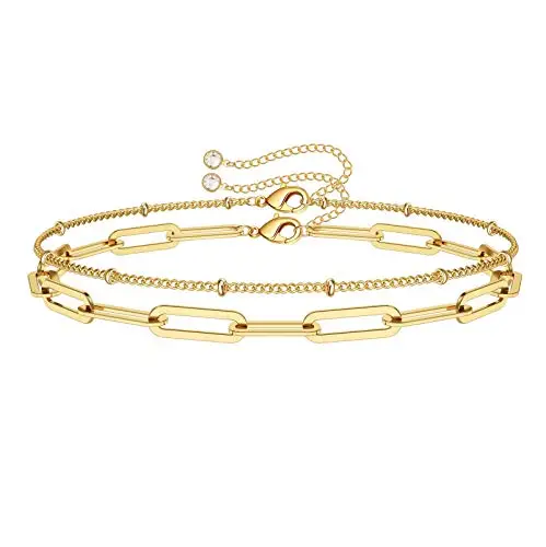 Women's Exquisite Gold Bracelet, 14k Gold-plated Adjustable Layered Bracelet Lovely Evil Eye Oval Chain Pearl Bar Turtle
Women's Exquisite Gold Bracelet, 14k Gold-plated Adjustable Layered Bracelet Lovely Evil Eye Oval Chain Pearl Bar Turtle