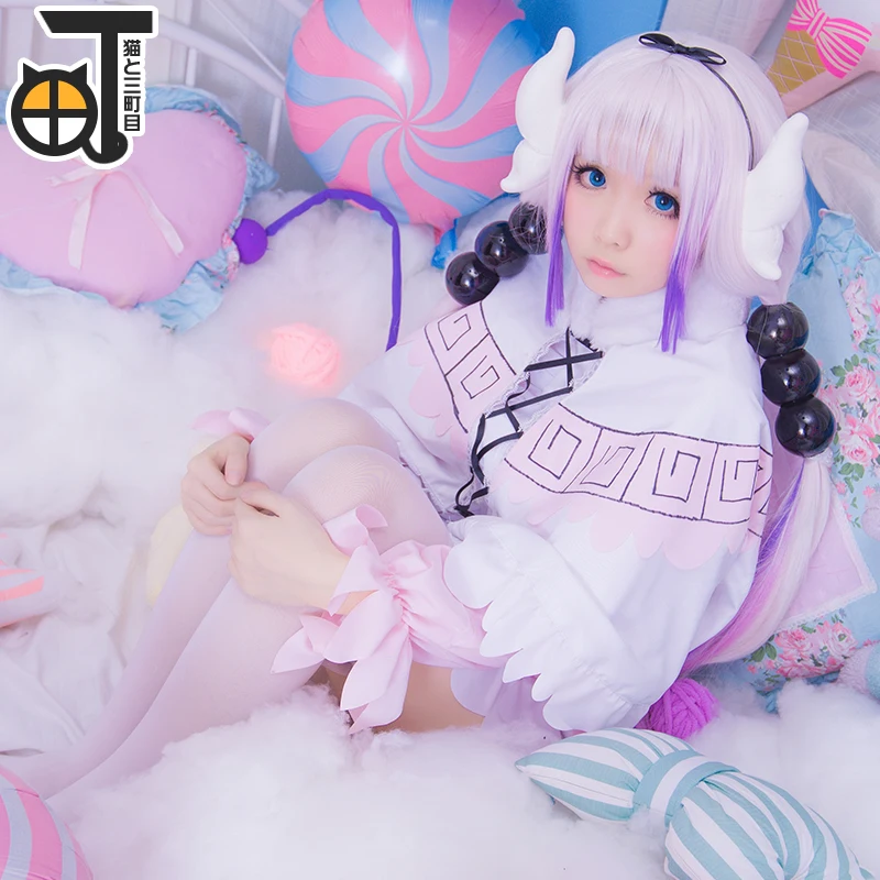 Kanna Cos Костюмы аниме Кобаяши: спешлы Cos сестра Дракон Косплэй костюм горничной
Kanna Cos Костюмы аниме Кобаяши: спешлы Cos сестра Дракон Косплэй костюм горничной