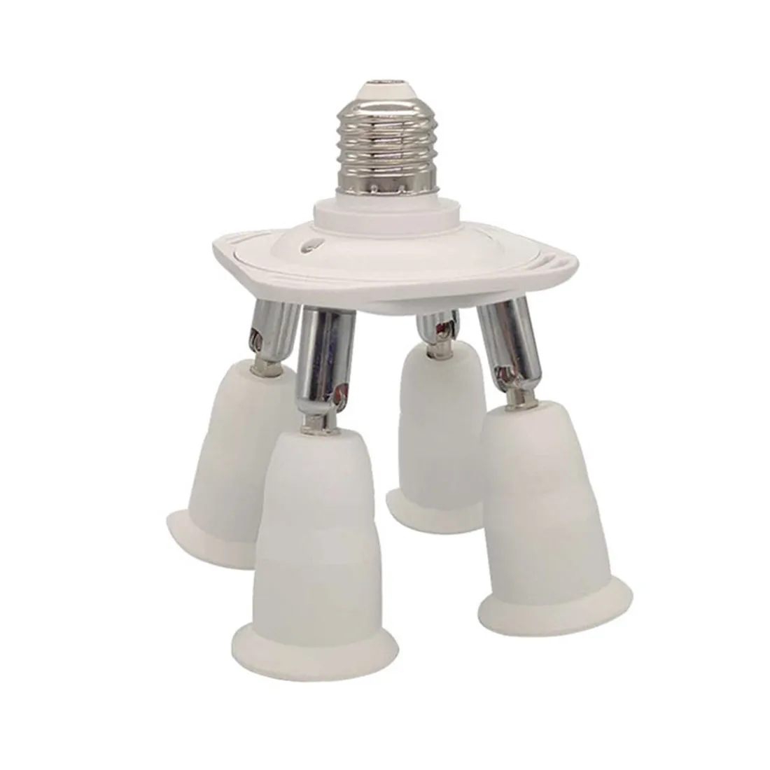 Bendable E27 to E27 Splitter Socket Adapter Base Standard E27 Bulb Holder Adjustable Screw Bulb Converter for Lamp Extension
Bendable E27 to E27 Splitter Socket Adapter Base Standard E27 Bulb Holder Adjustable Screw Bulb Converter for Lamp Extension